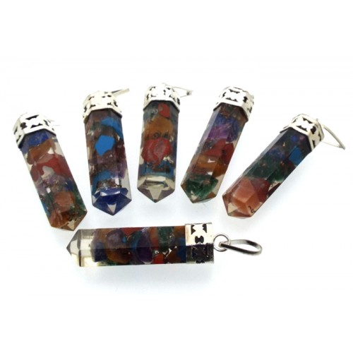 Orgone Assorted Gemstone Pendant